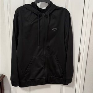 Callaway Men's Black Zip-Up Hoodie